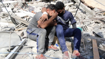 Gaza devastada e muitas mortes