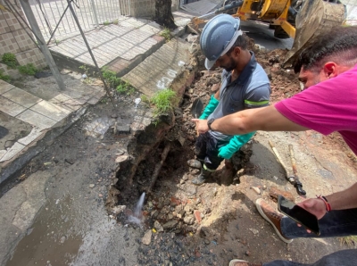 Operação para identificar vazamentos ocultos em bairros do Recife