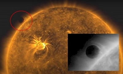Objeto enorme, prÃ³ximo do Sol, fotografado pela sonda espacial SDO