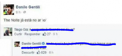 Danilo Gentili não perdoa