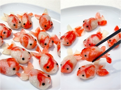 VocÃª teria coragem de comer esses bolinhos em forma de peixe incrivelmente bonit