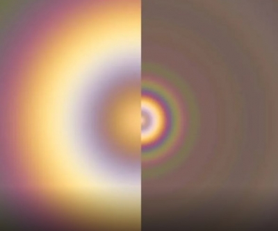 Fenômeno raro com as cores do arco-íris é visto em planeta distante