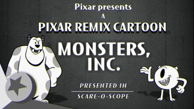 Pixar recria Monstros S.A. como desenho antigo