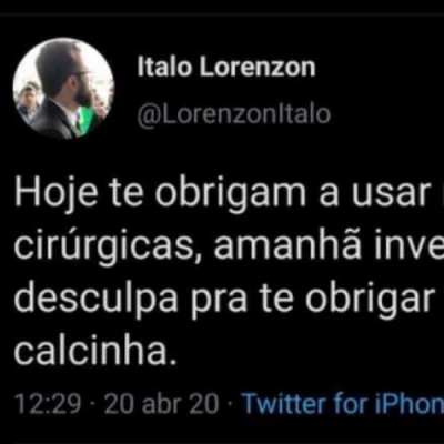  ObrigatÃ³rio o uso de calcinha