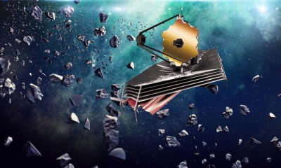 Meteoritos estão colidindo com o James Webb; e isso pode ser bom