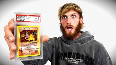 Logan Paul gasta US$ 3.5 milhões em cartas falsas de Pokémon