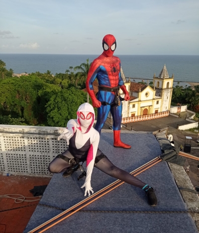 Homem aranha no carnaval de Olinda