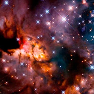 Hubble capturou recentemente um enorme viveiro estelar
